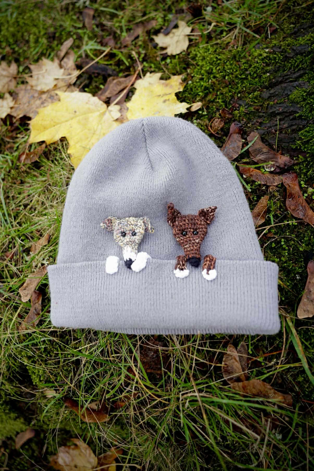 Peeking Sighthound Beanie - Image 3