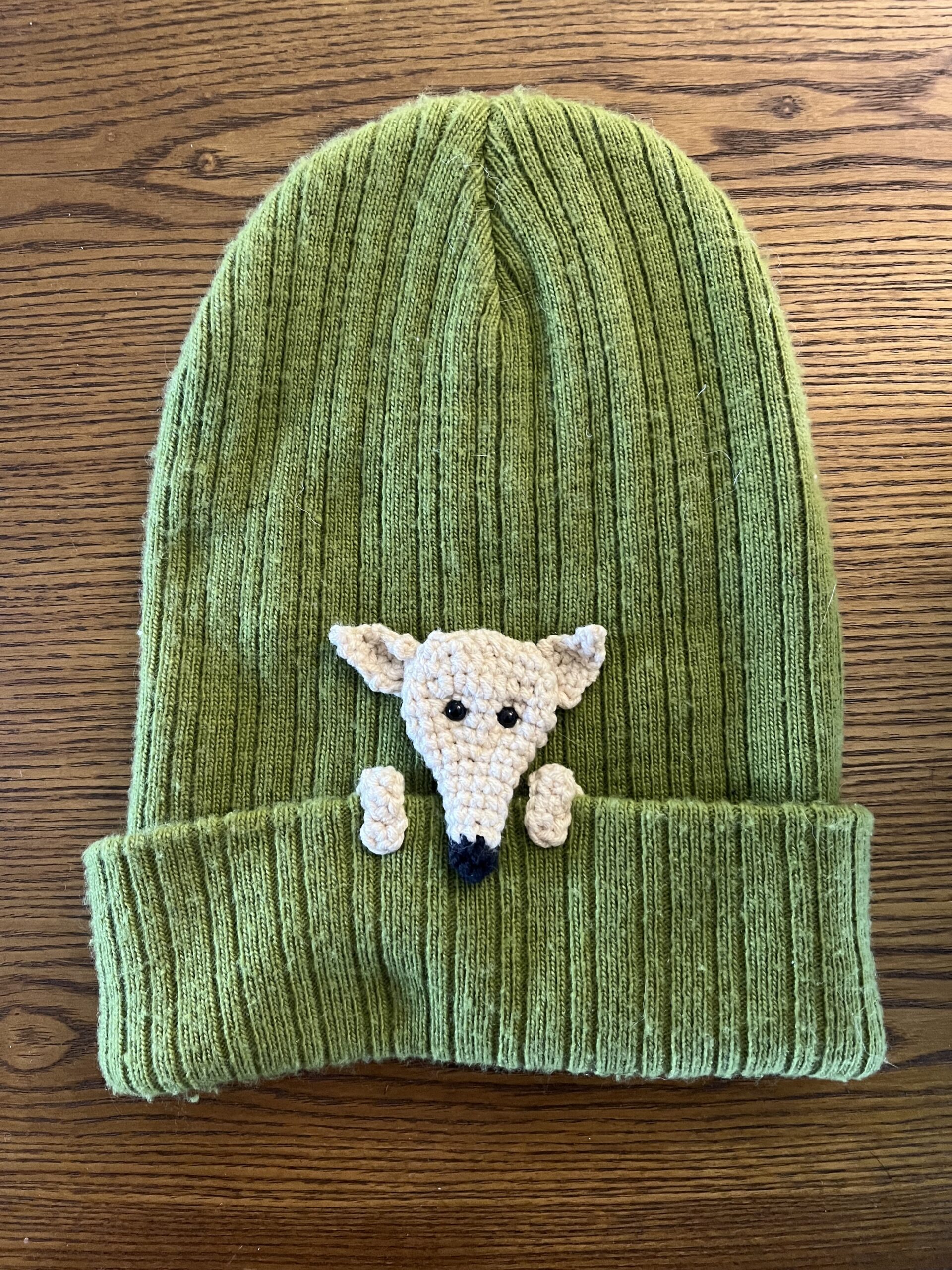 Peeking Sighthound Beanie - Image 2